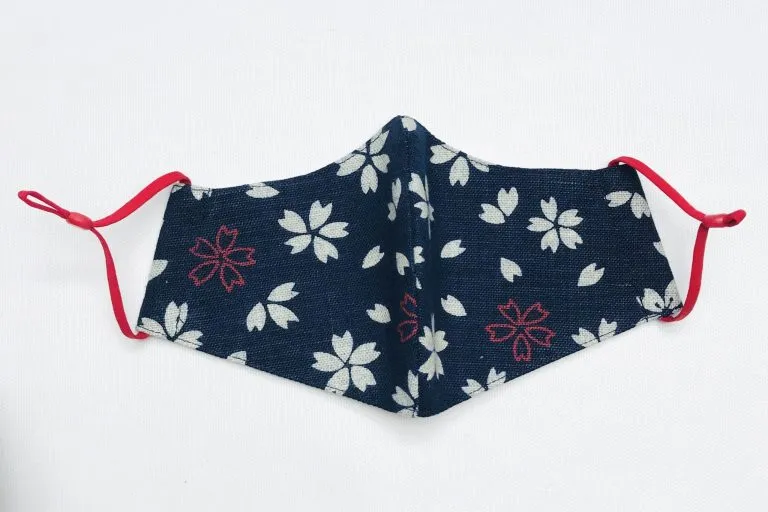 100% Cotton Reusable Face Mask - Sakura Cherry Blossom