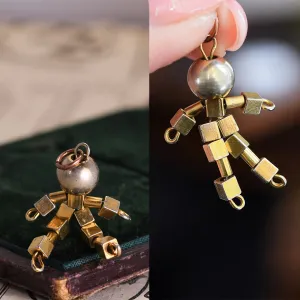 1920's Articulated Gold Doll Charm