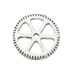 20PCS 15mm Antique Silver Metal Steampunk, Gear Charms Connector for Gear Jewelry