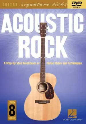 ACOUSTIC ROCK SIG LICKS DVD (O/P)