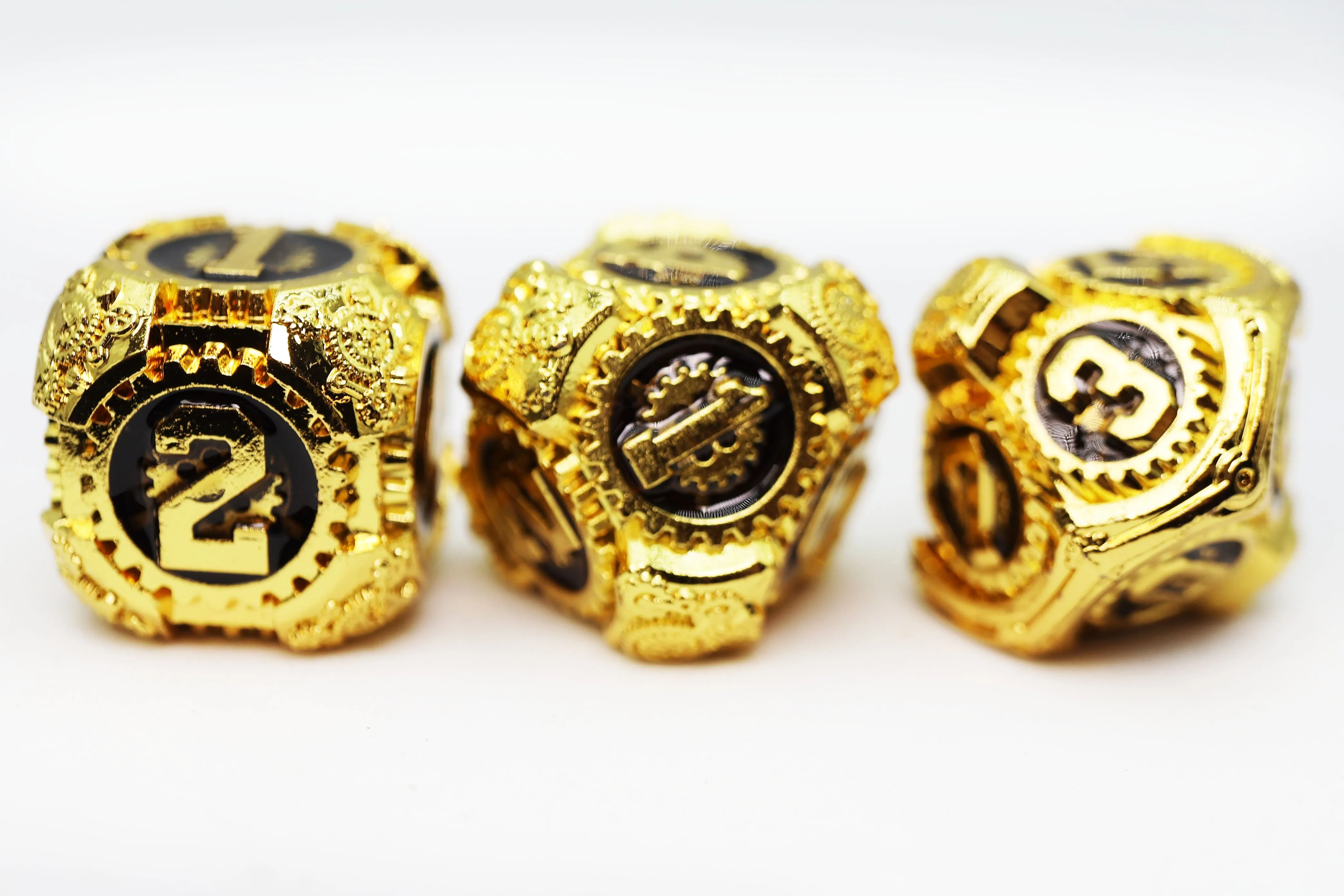 Airship Gears: Imperial Aircraft - Metal RPG Dice Set