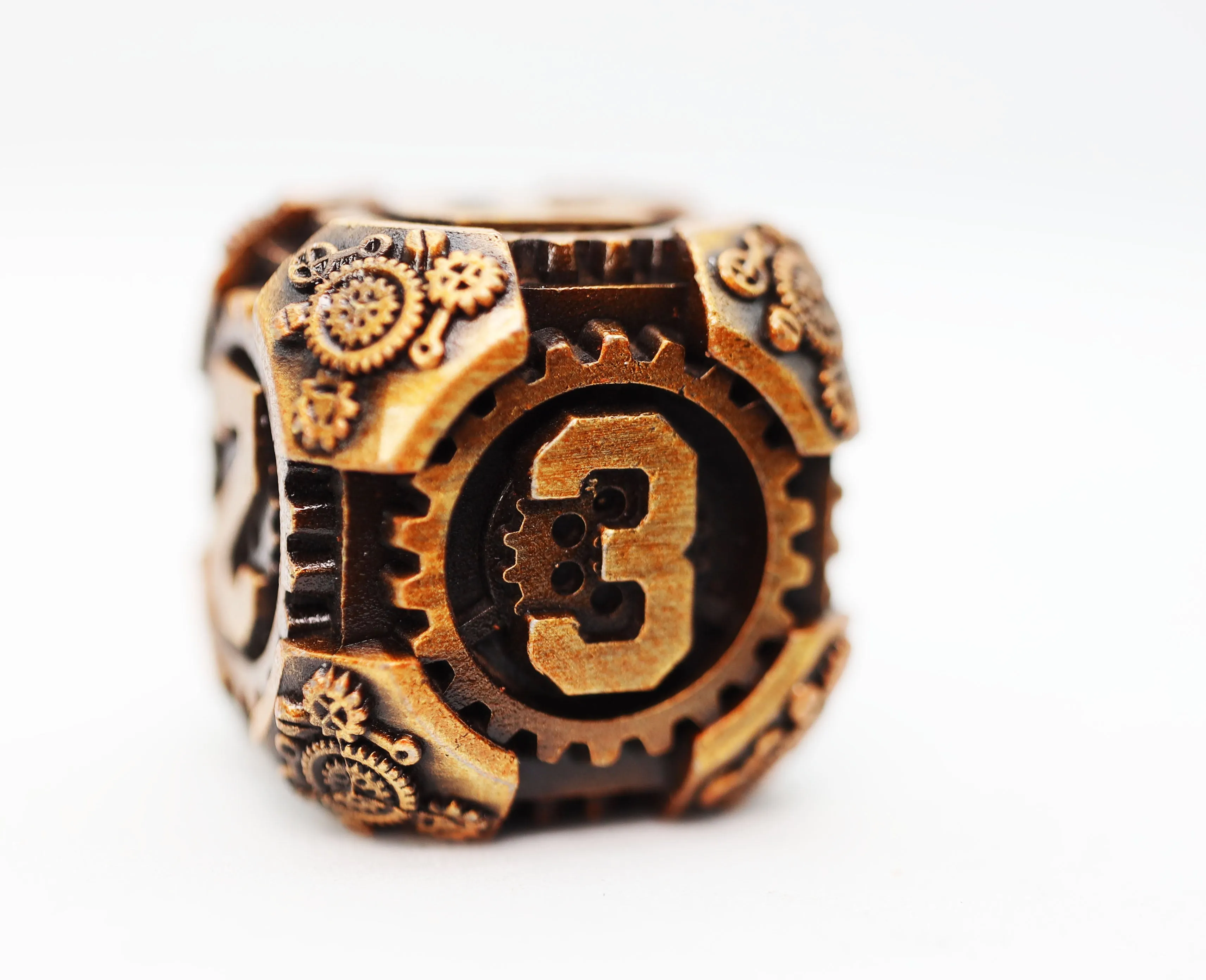 Airship Gears: The Rustbucket - Metal RPG Dice Set