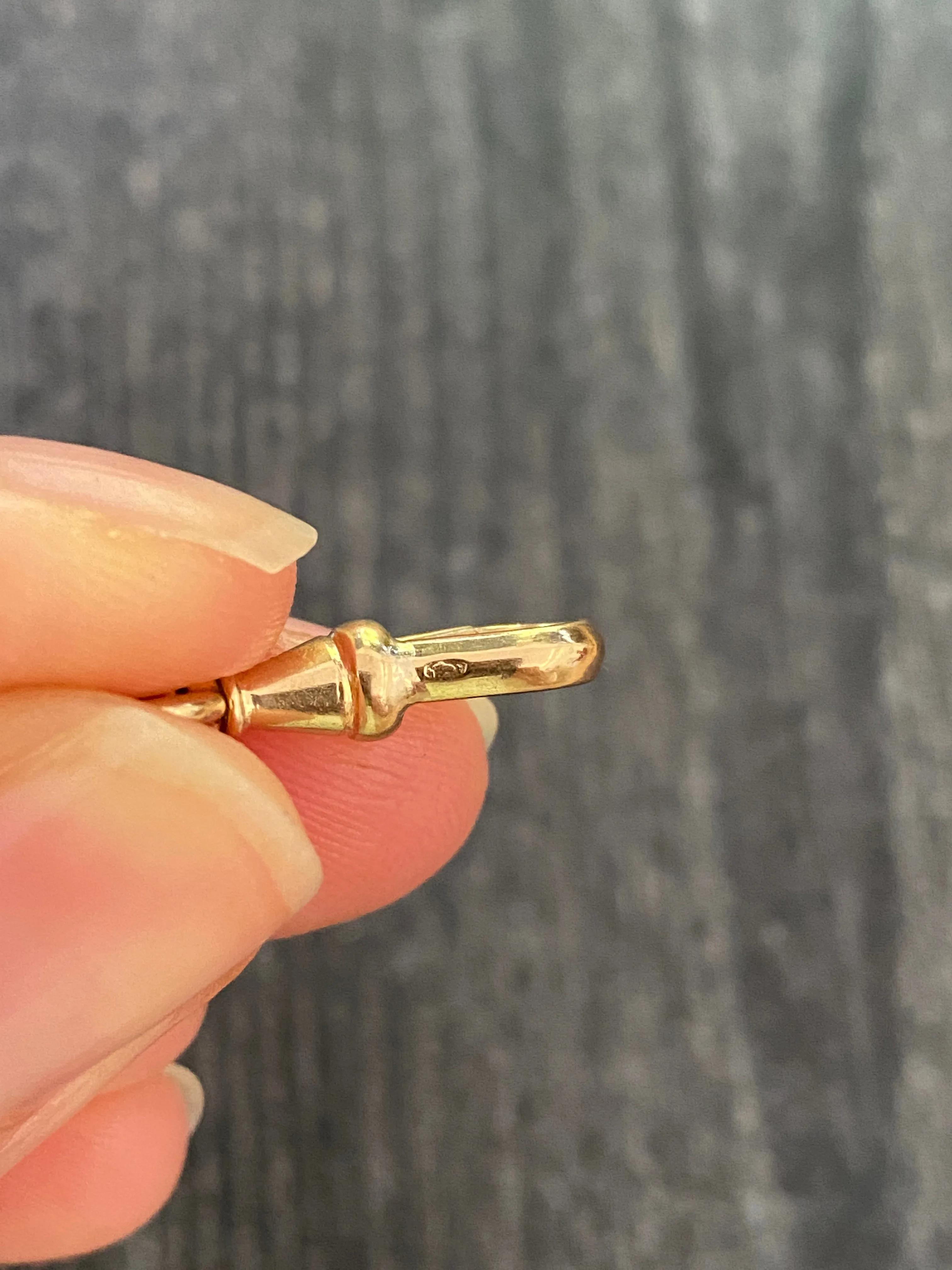 Antique 14K Gold Mushroom Fob and Pendant, 30.5 Grams