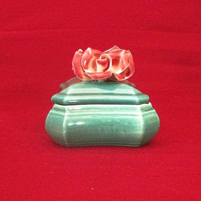 Art Deco Art Ware Porcelain Dresser Box