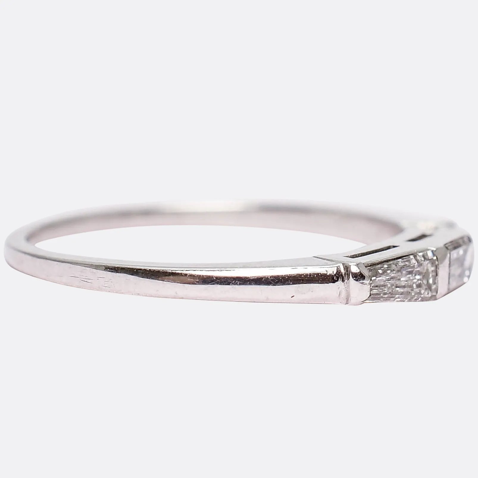 Art Deco Baguette Cut Diamond Ring