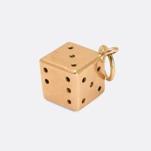 Art Deco Cheating Dice Charm