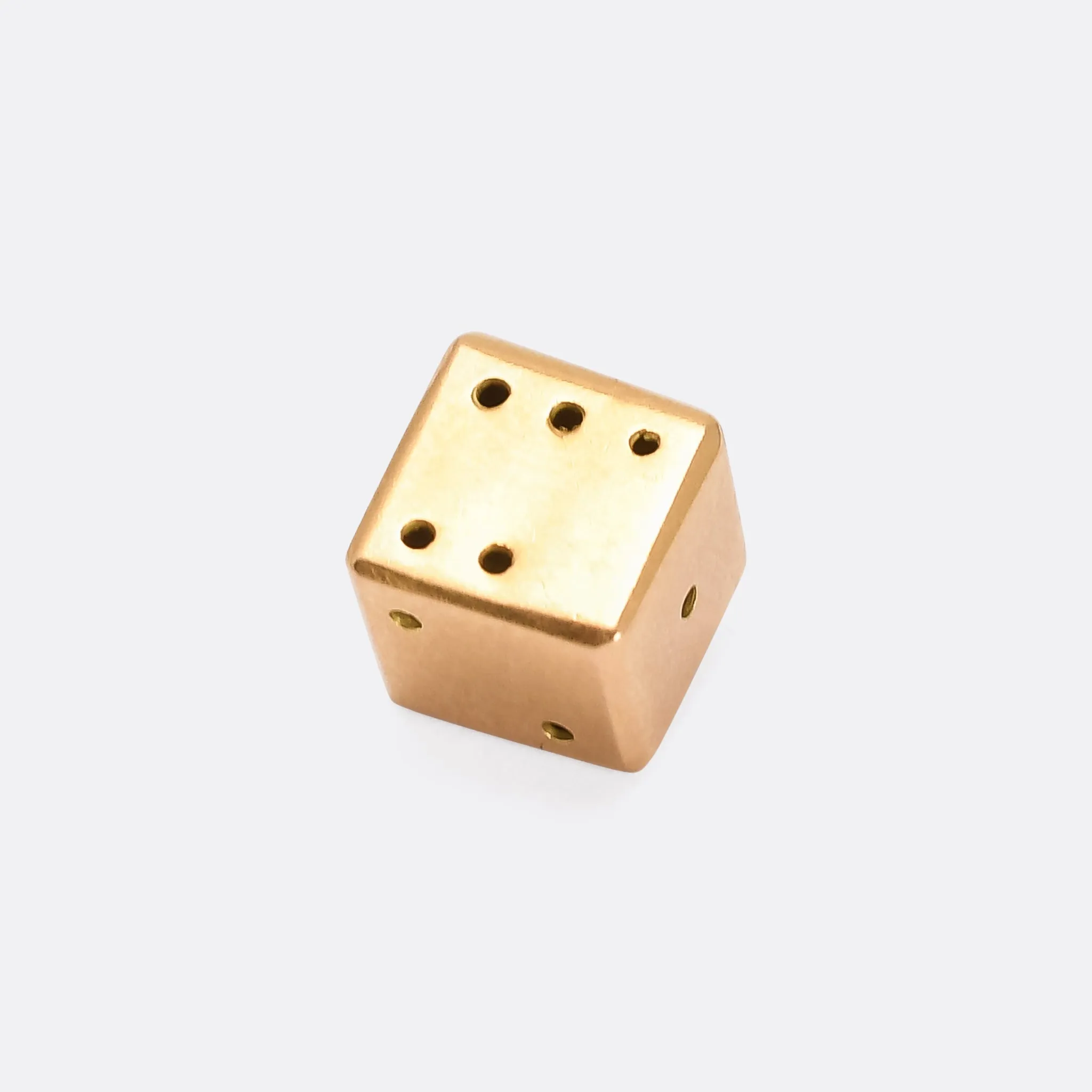 Art Deco Cheating Dice Charm