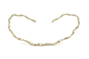 Art Deco Choker | Gold-filled | Satin Finish