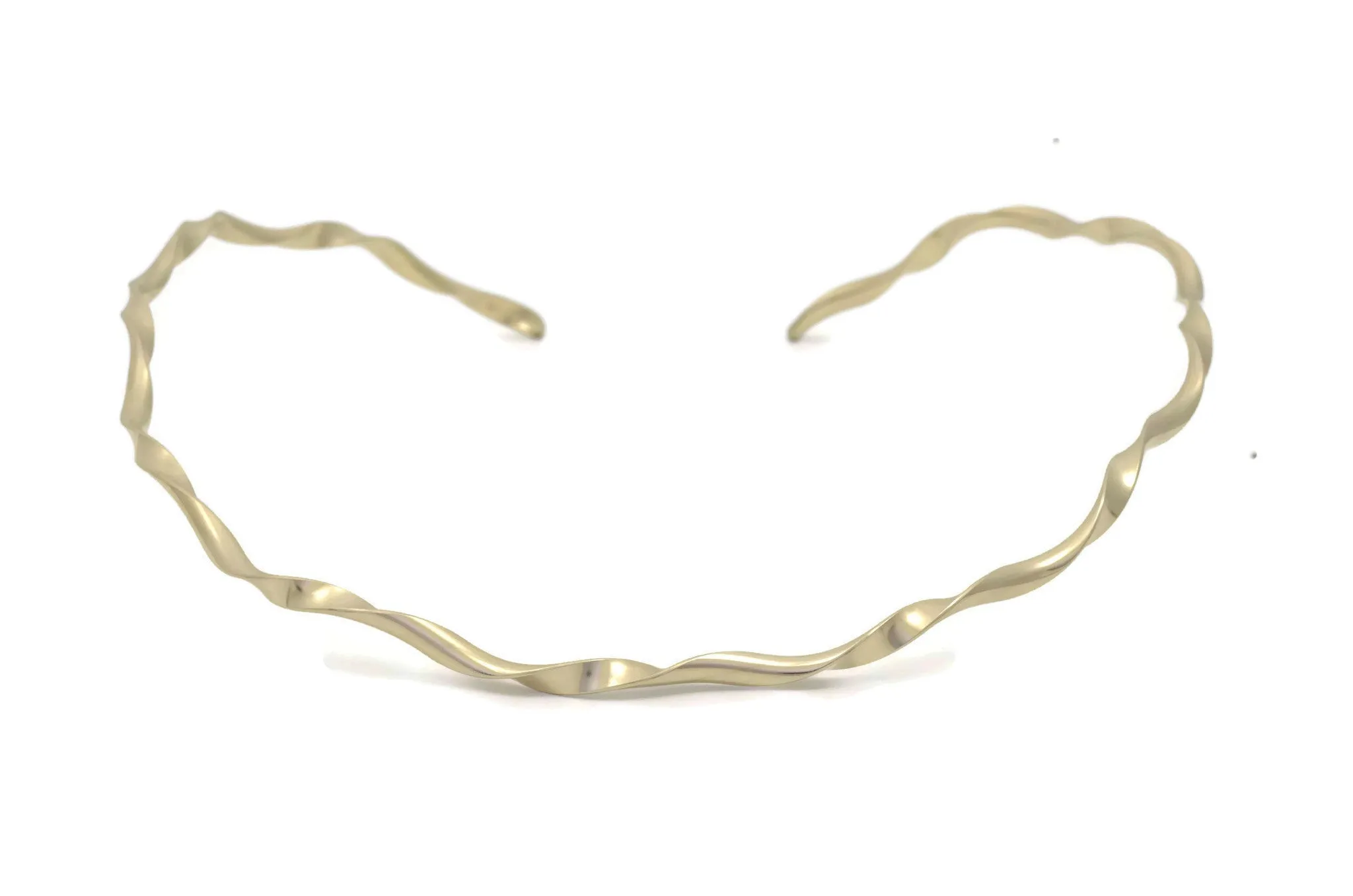 Art Deco Choker | Gold-filled | Satin Finish