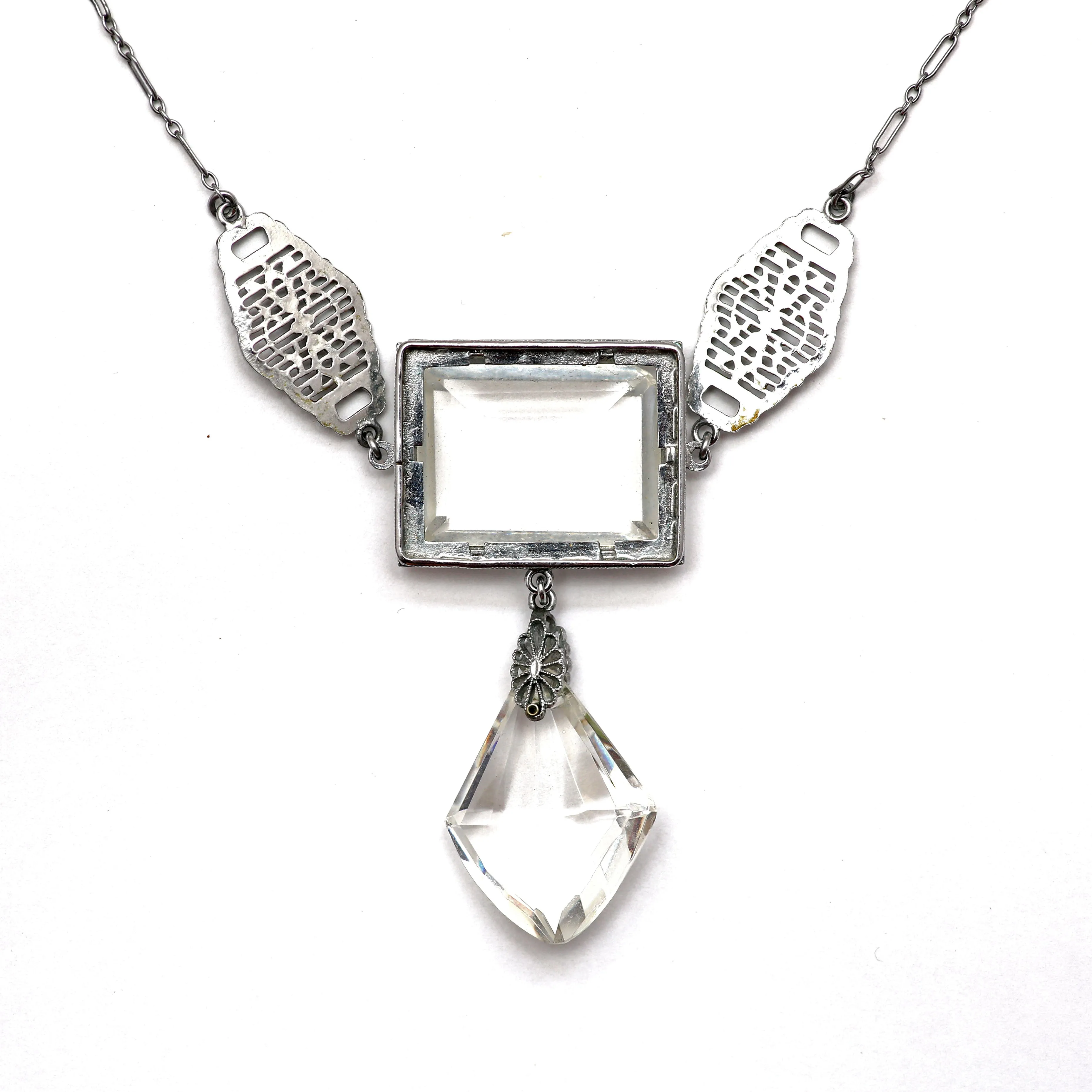 Art Deco Crystal Necklace