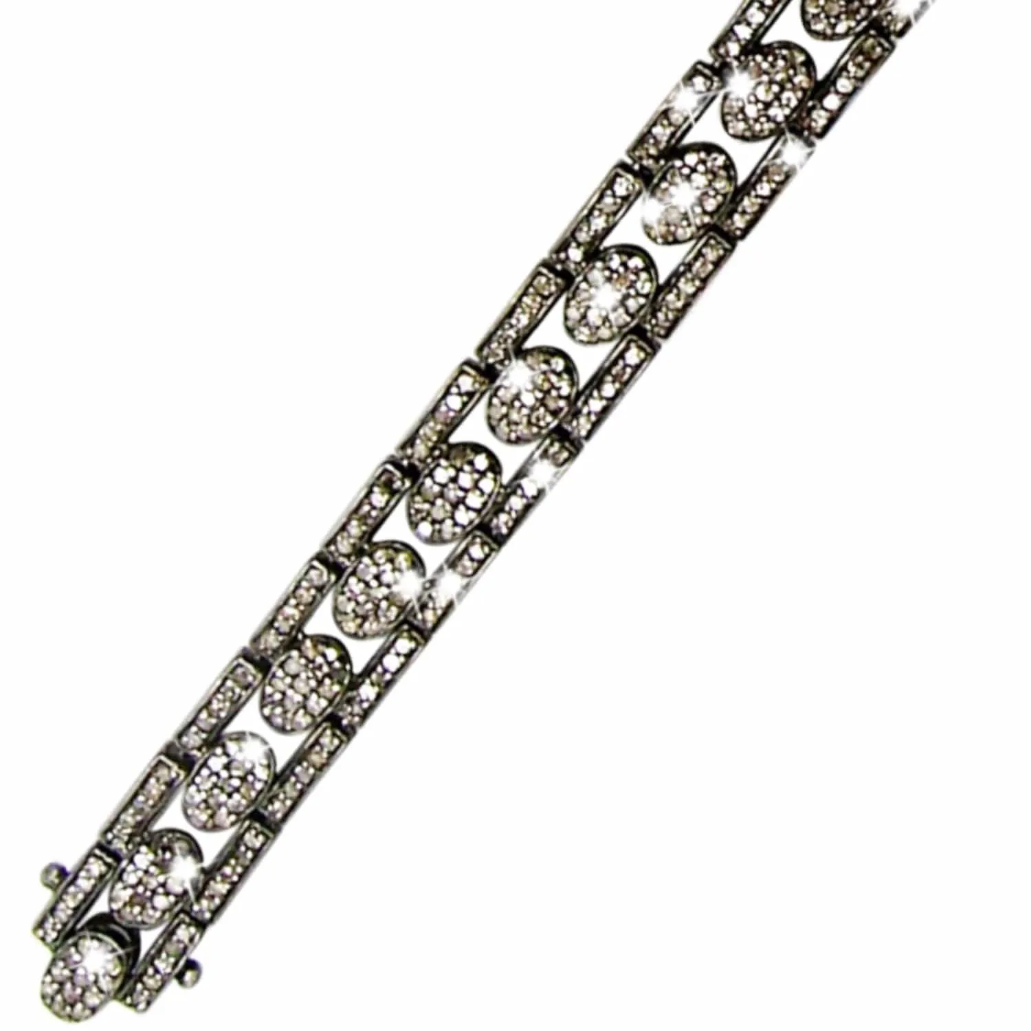 Art Deco Cuff Diamond Bracelet