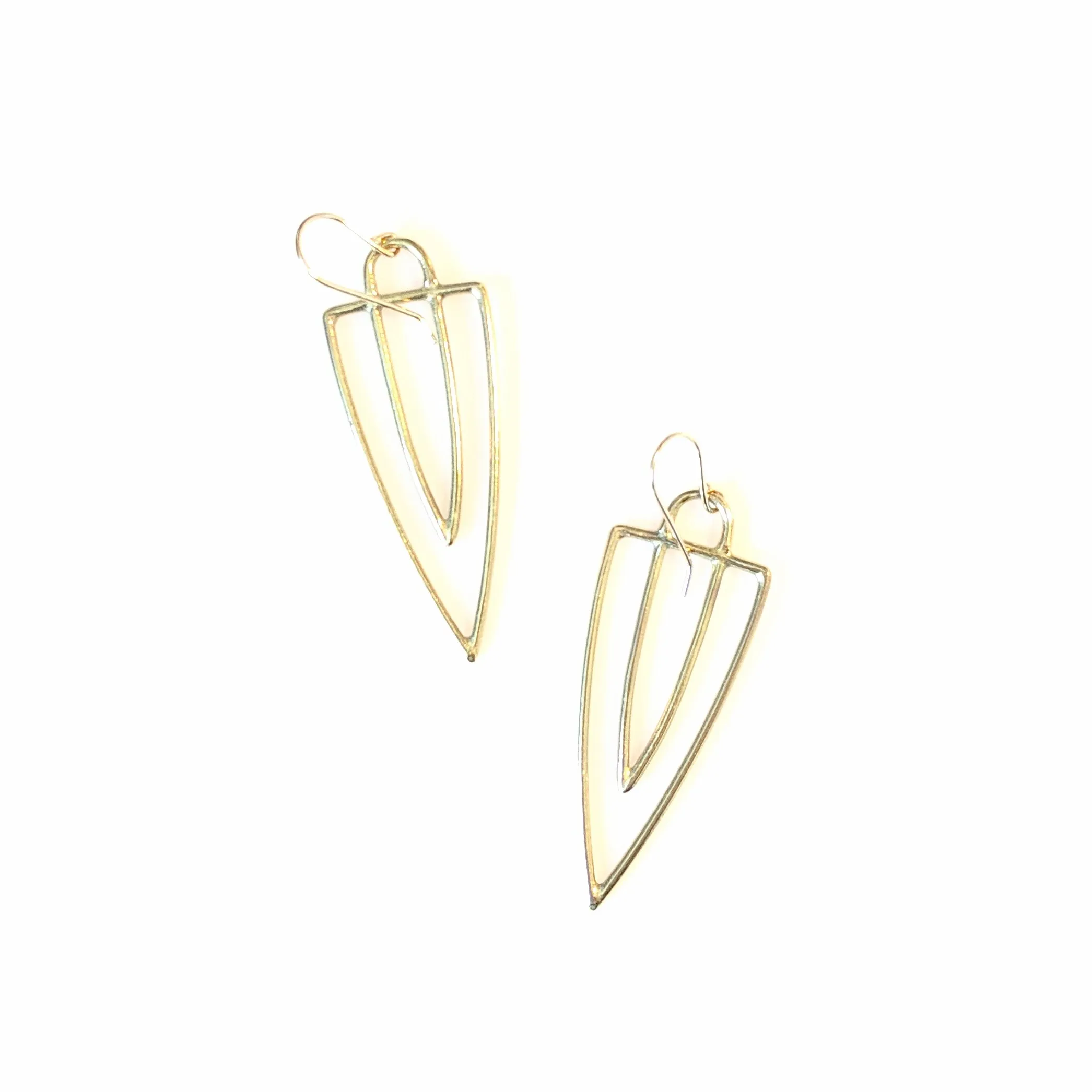 Art Deco Dagger Dangle Earrings
