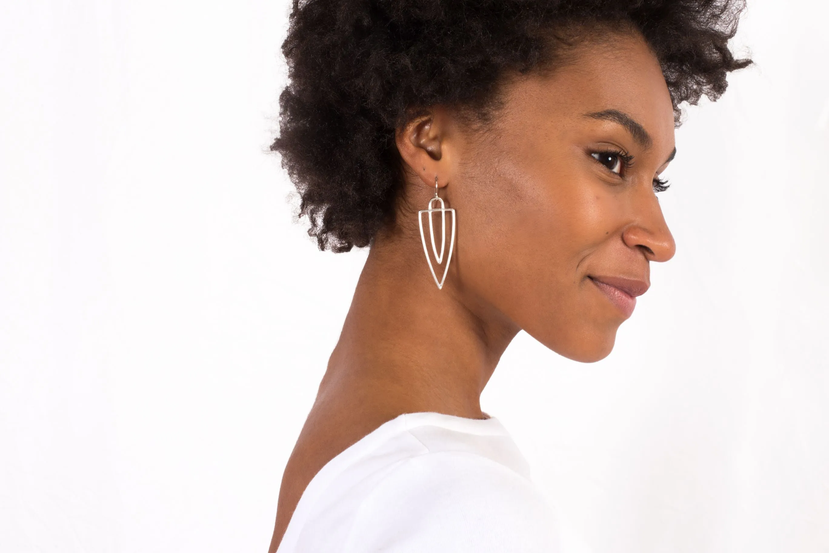 Art Deco Dagger Dangle Earrings