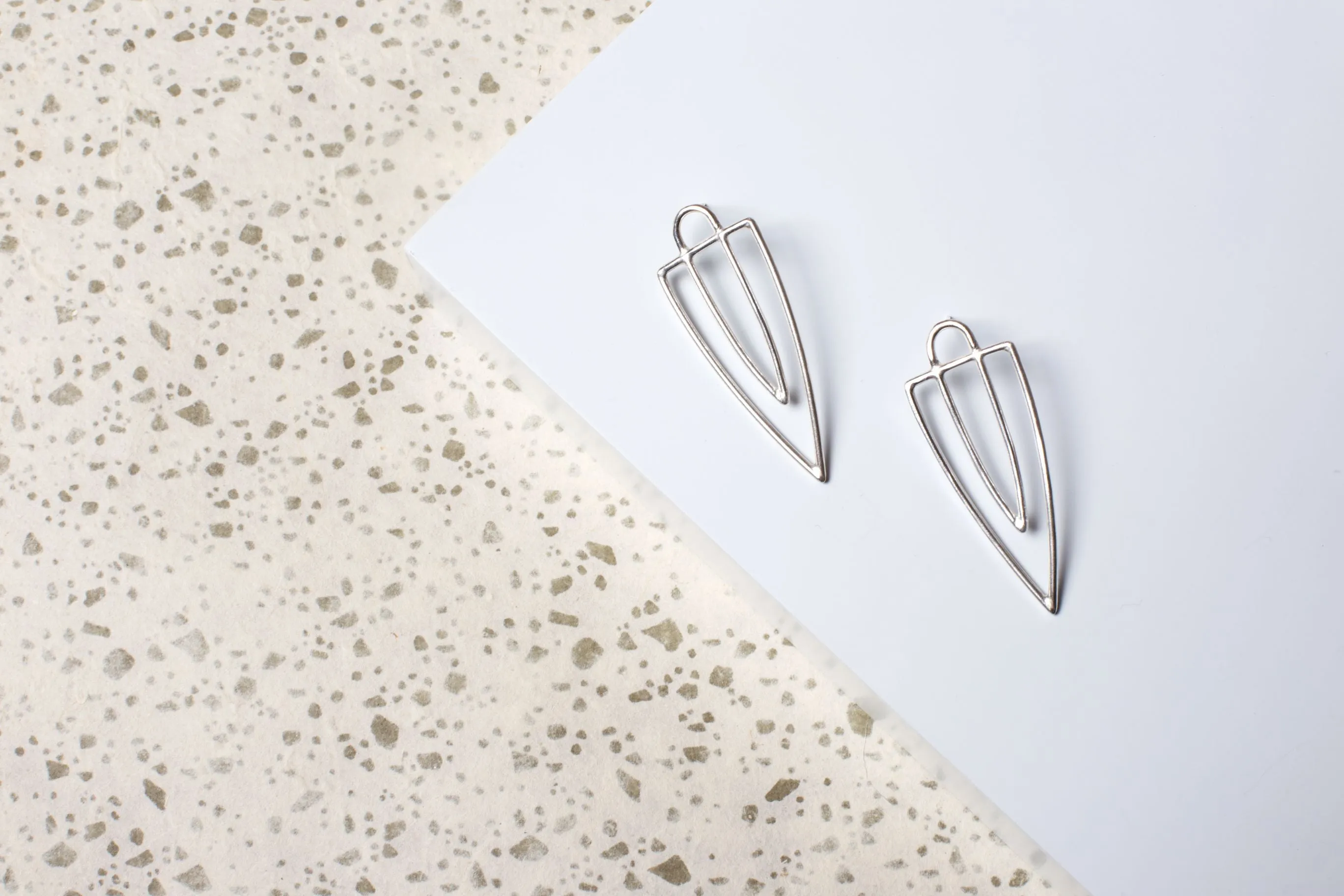 Art Deco Dagger Stud Earrings