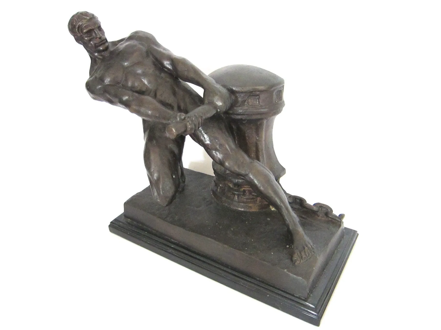 Art Deco French Bronze Sculpture by Henri Bargas