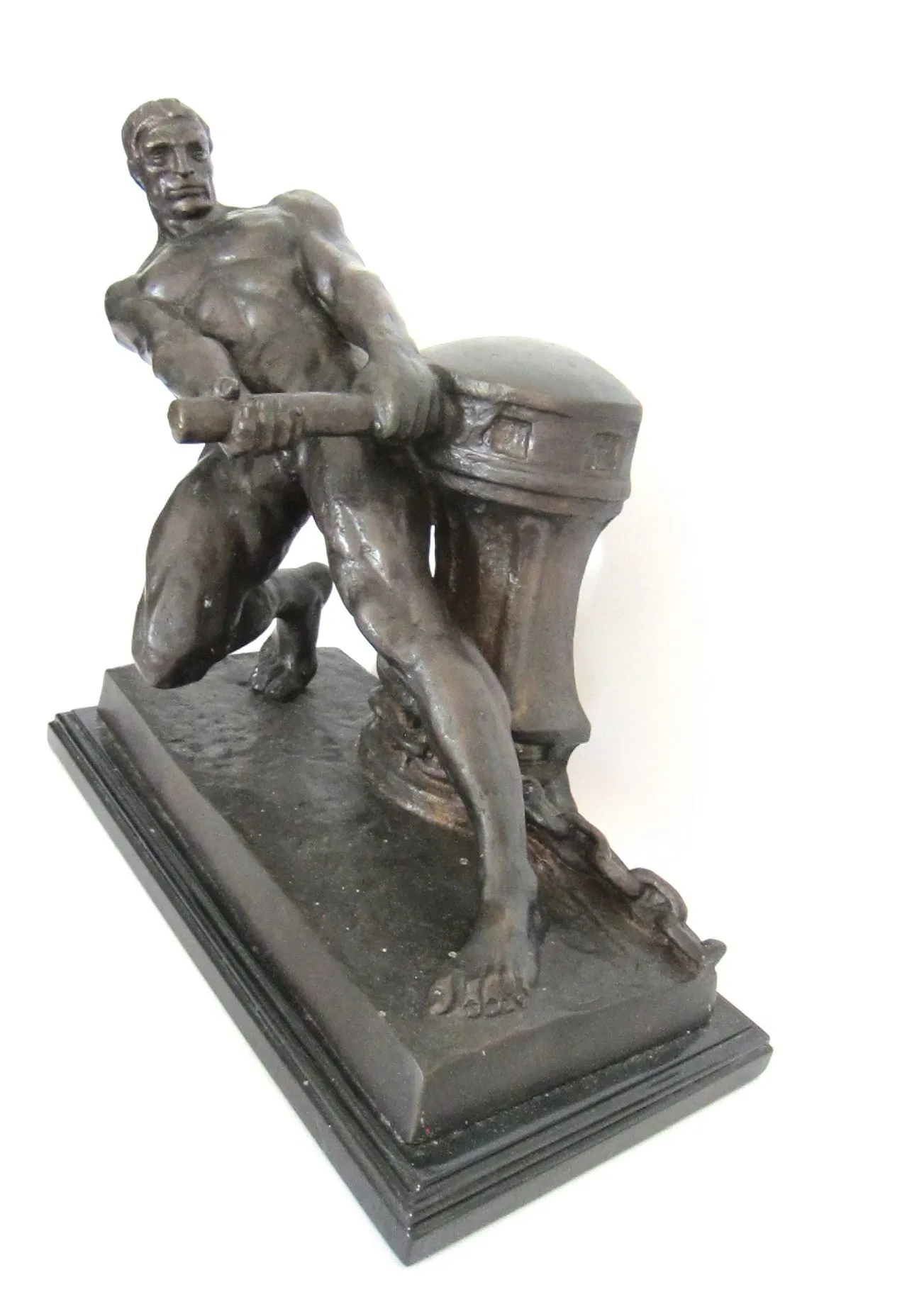 Art Deco French Bronze Sculpture by Henri Bargas