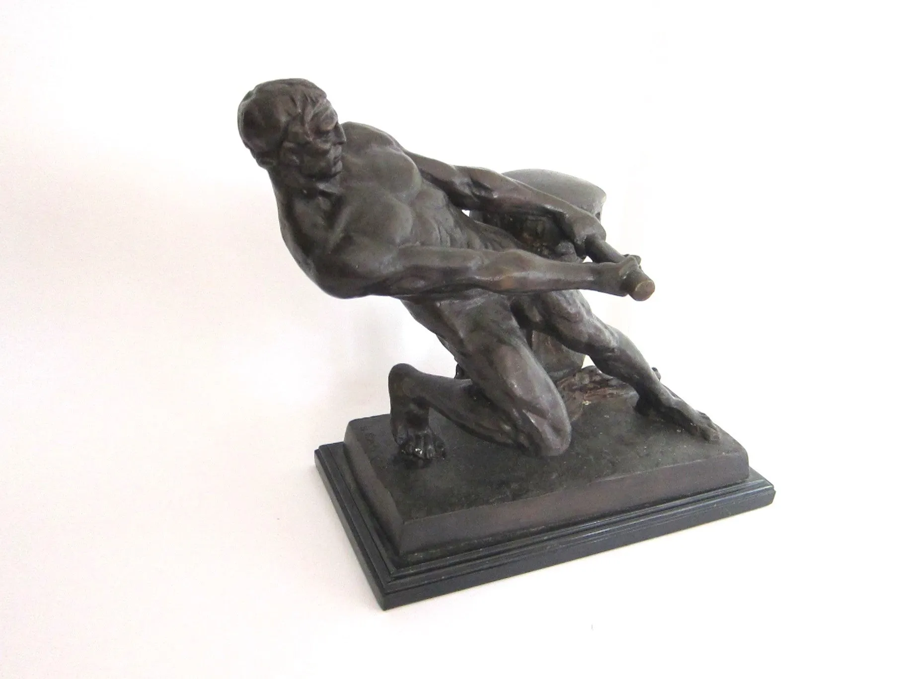 Art Deco French Bronze Sculpture by Henri Bargas