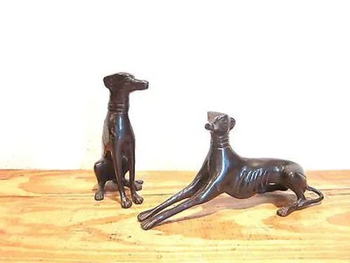Art Deco Grey Hound Sculptures