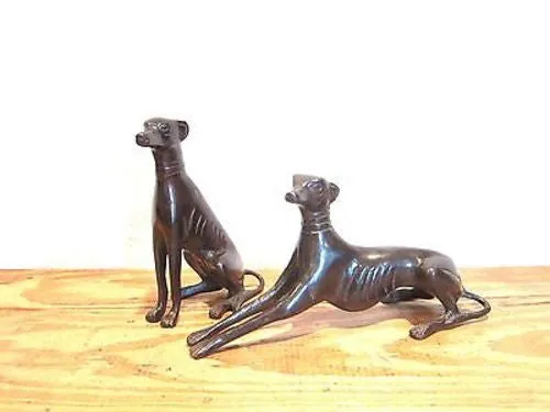 Art Deco Grey Hound Sculptures