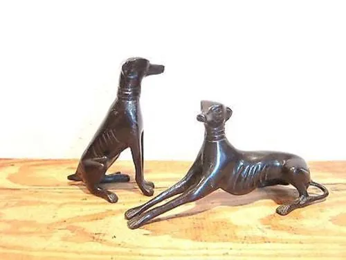 Art Deco Grey Hound Sculptures