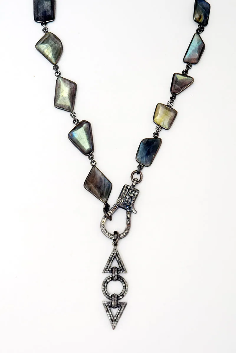 Art Deco Labradorite Necklace