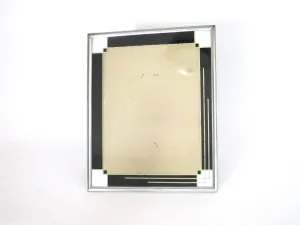 Art Deco Picture Frame - Black  Skyscraper Design