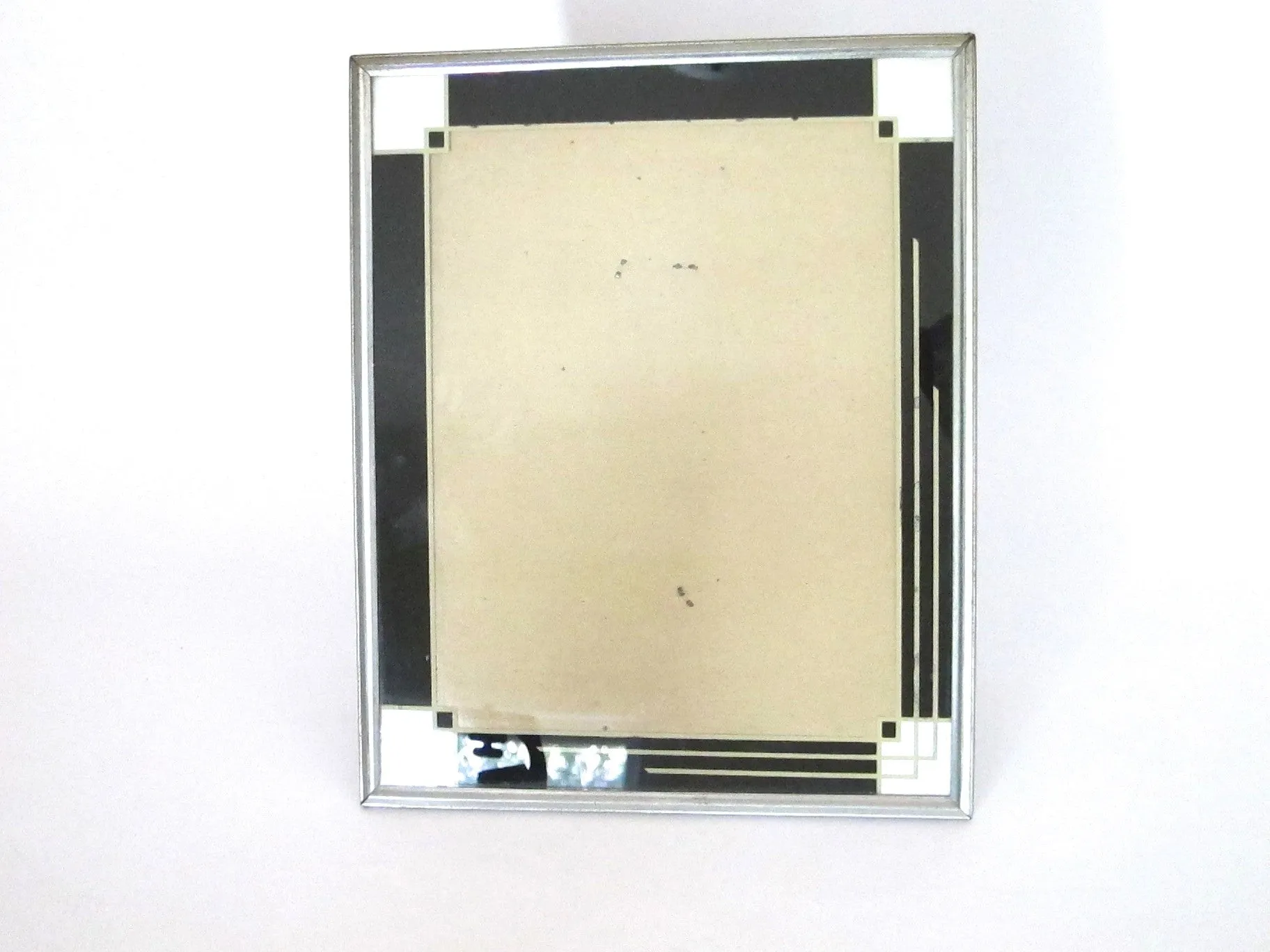 Art Deco Picture Frame - Black  Skyscraper Design