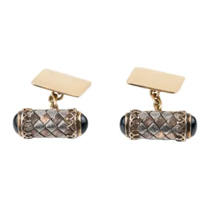 Art Deco Sapphire Cufflinks