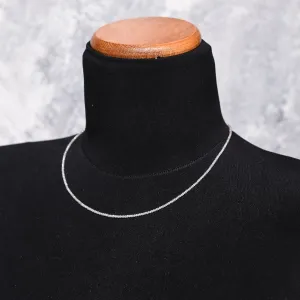 Art Deco String Of Diamonds Necklace