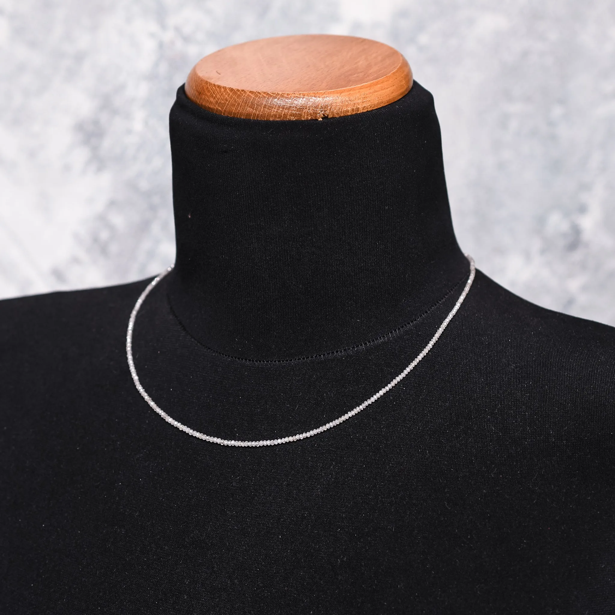 Art Deco String Of Diamonds Necklace