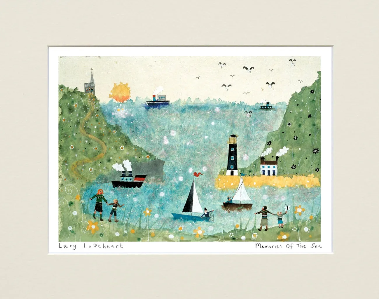 Art Prints | Memories Of The Sea | Lucy Loveheart