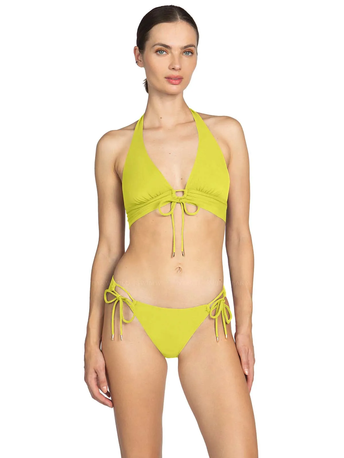 Aubrey Halter-Aubrey Side Tie Bikini ::RET
