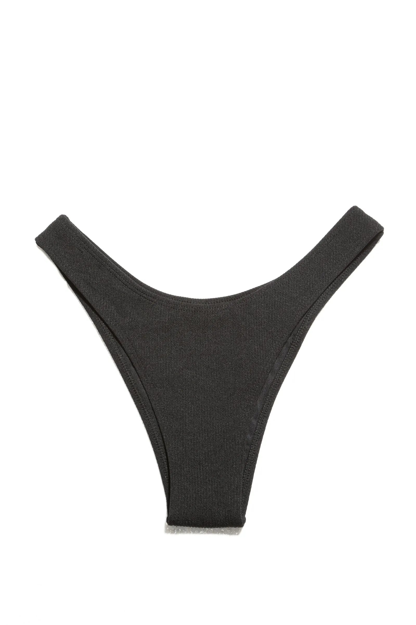 Beach Bunny Ibiza Bikini Bottom -Ribbed black