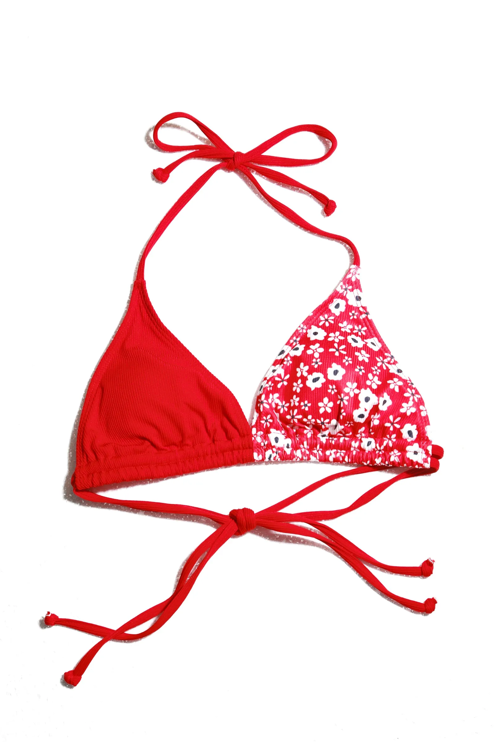 Beach Bunny Ibiza Bikini Top -red