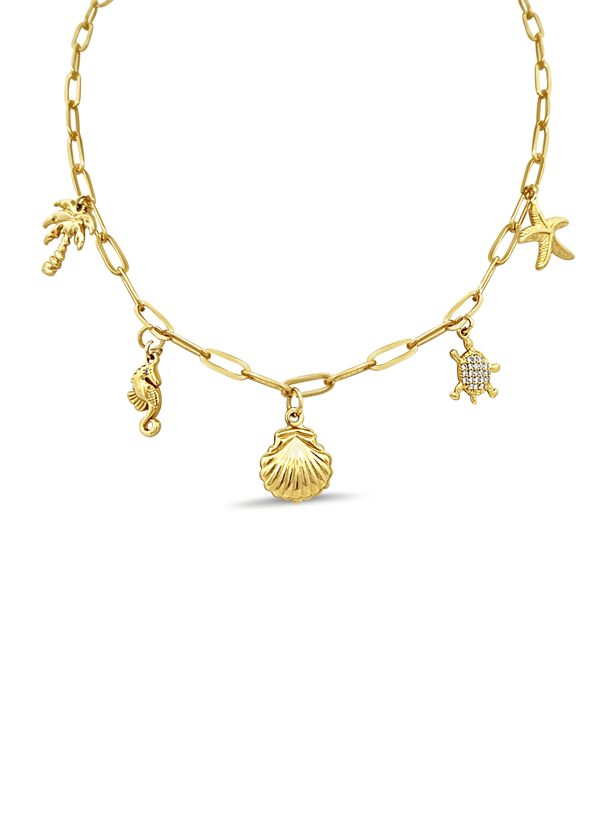 Beach Charm Necklace