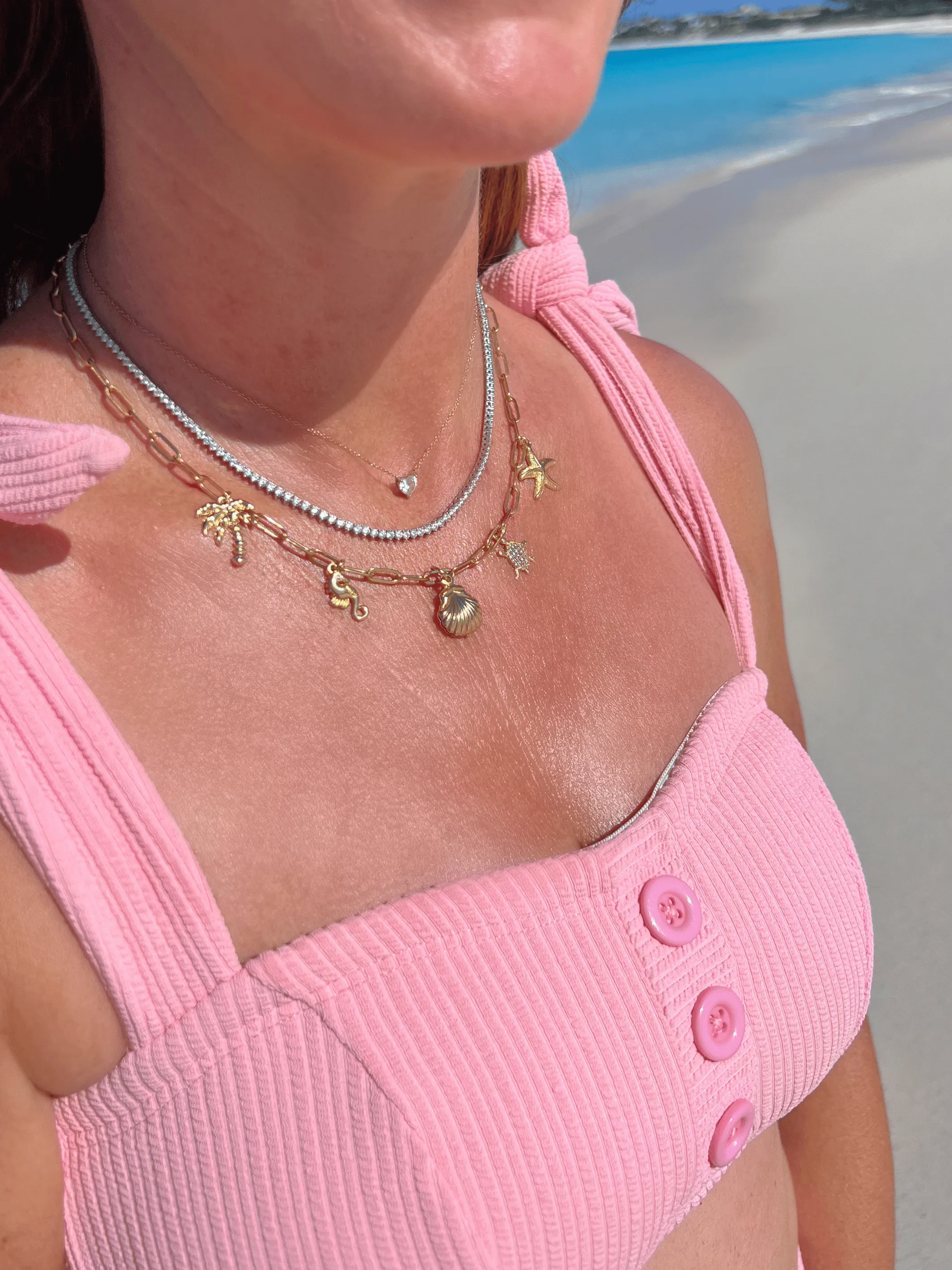 Beach Charm Necklace