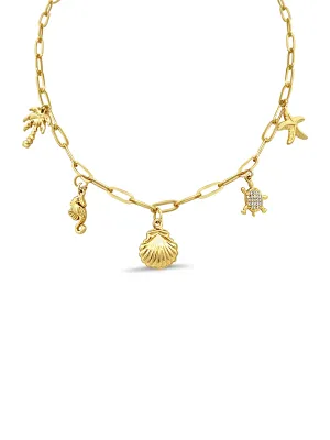 Beach Charm Necklace
