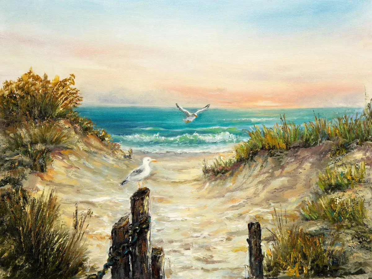 Beach Paint By Numbers Kits UK SS1474380044
