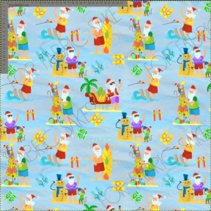 Beach Santas- Exclusive Design - Custom Pre-order