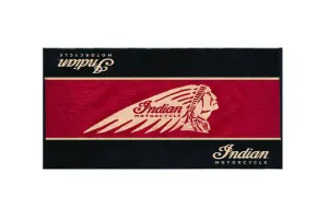 Beach Towel, Black/Red