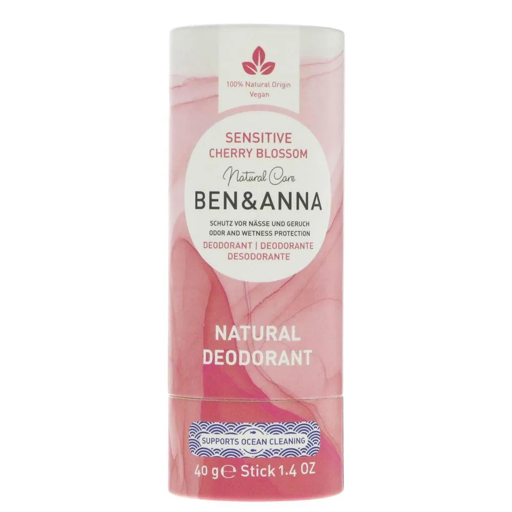 Ben & Anna | Natural Deodorant - Sensitive Japanese Cherry Blossom | 40g