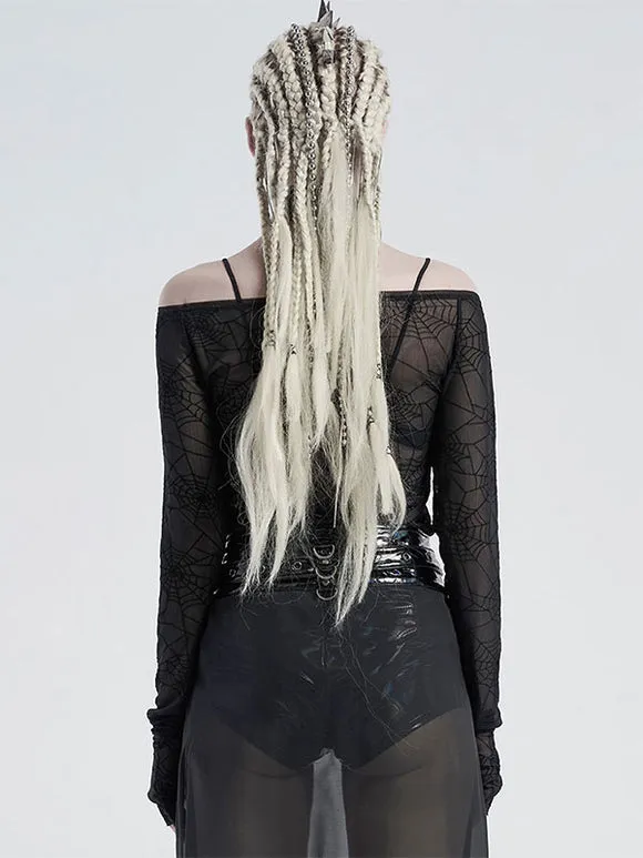 Black Gothic Dresses Python Print Lolita Dress