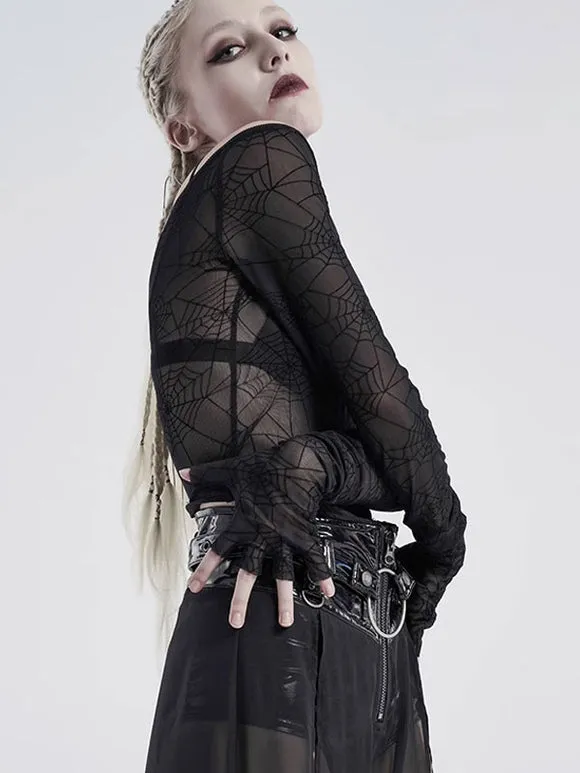 Black Gothic Dresses Python Print Lolita Dress