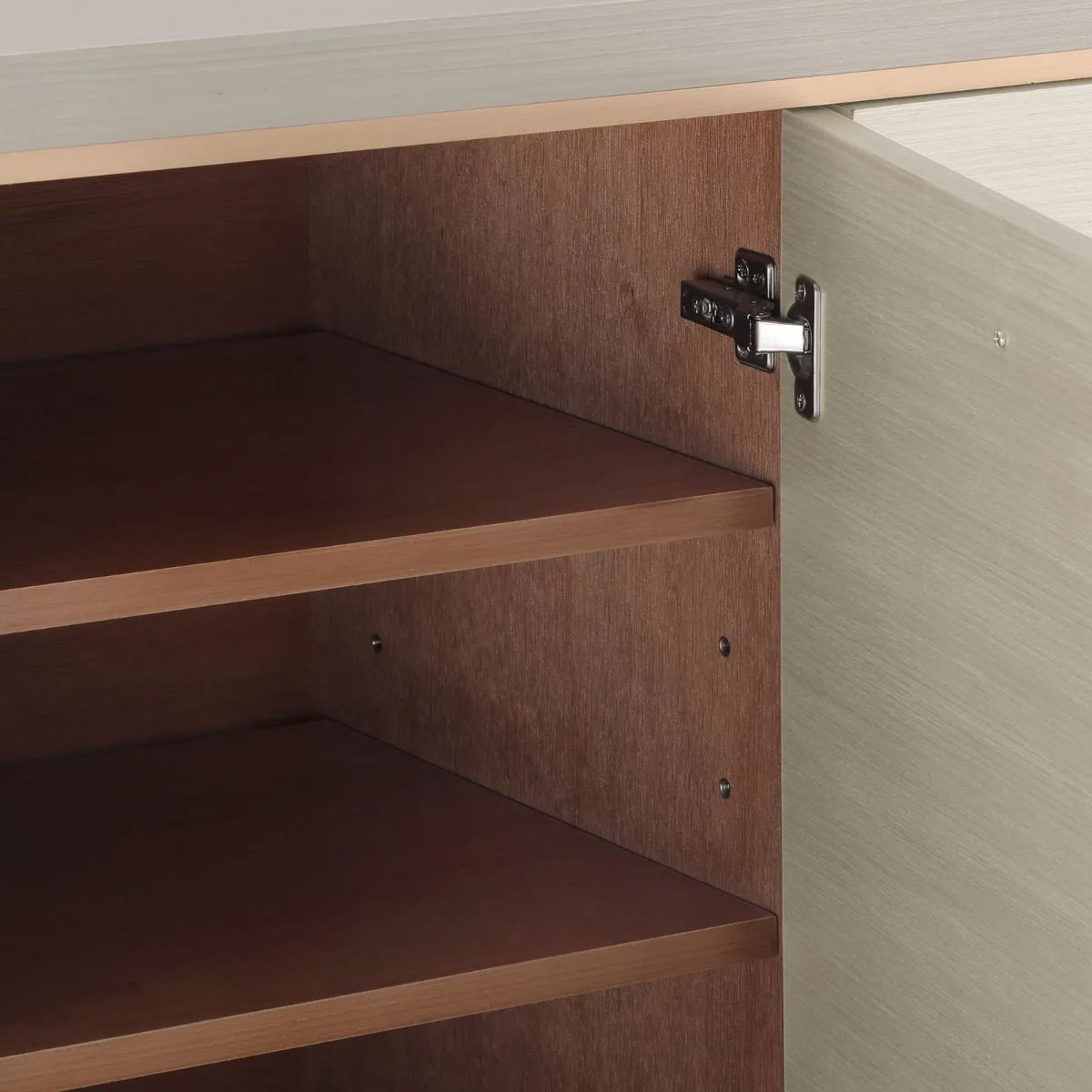 Blake 4-Door Cabinet / Blanched Oak