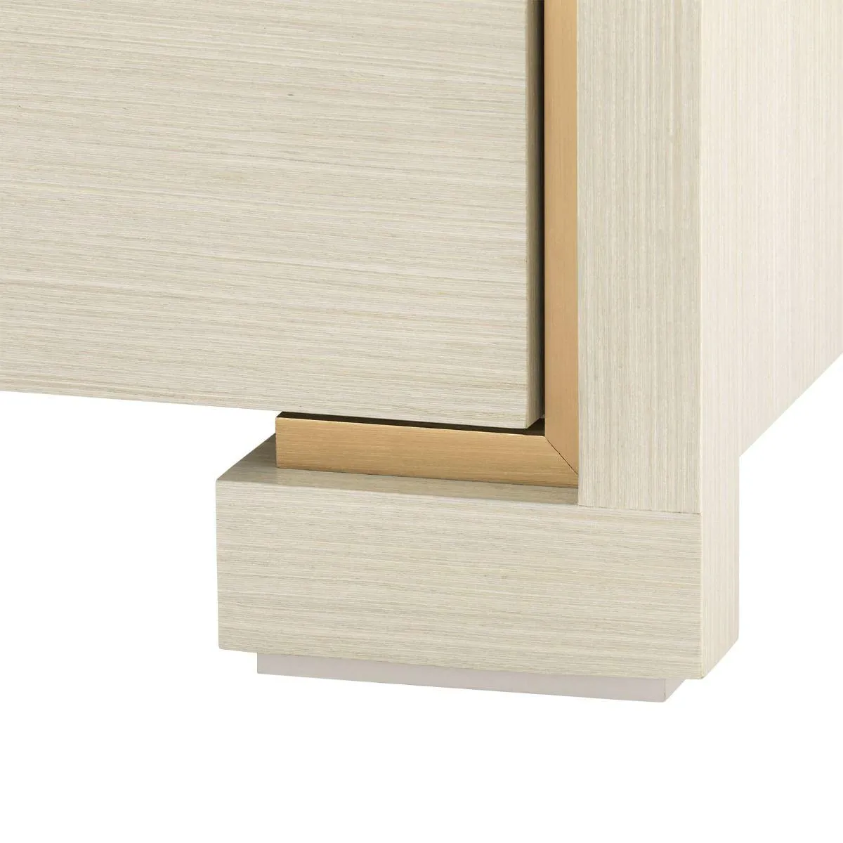 Blake 4-Door Cabinet / Blanched Oak