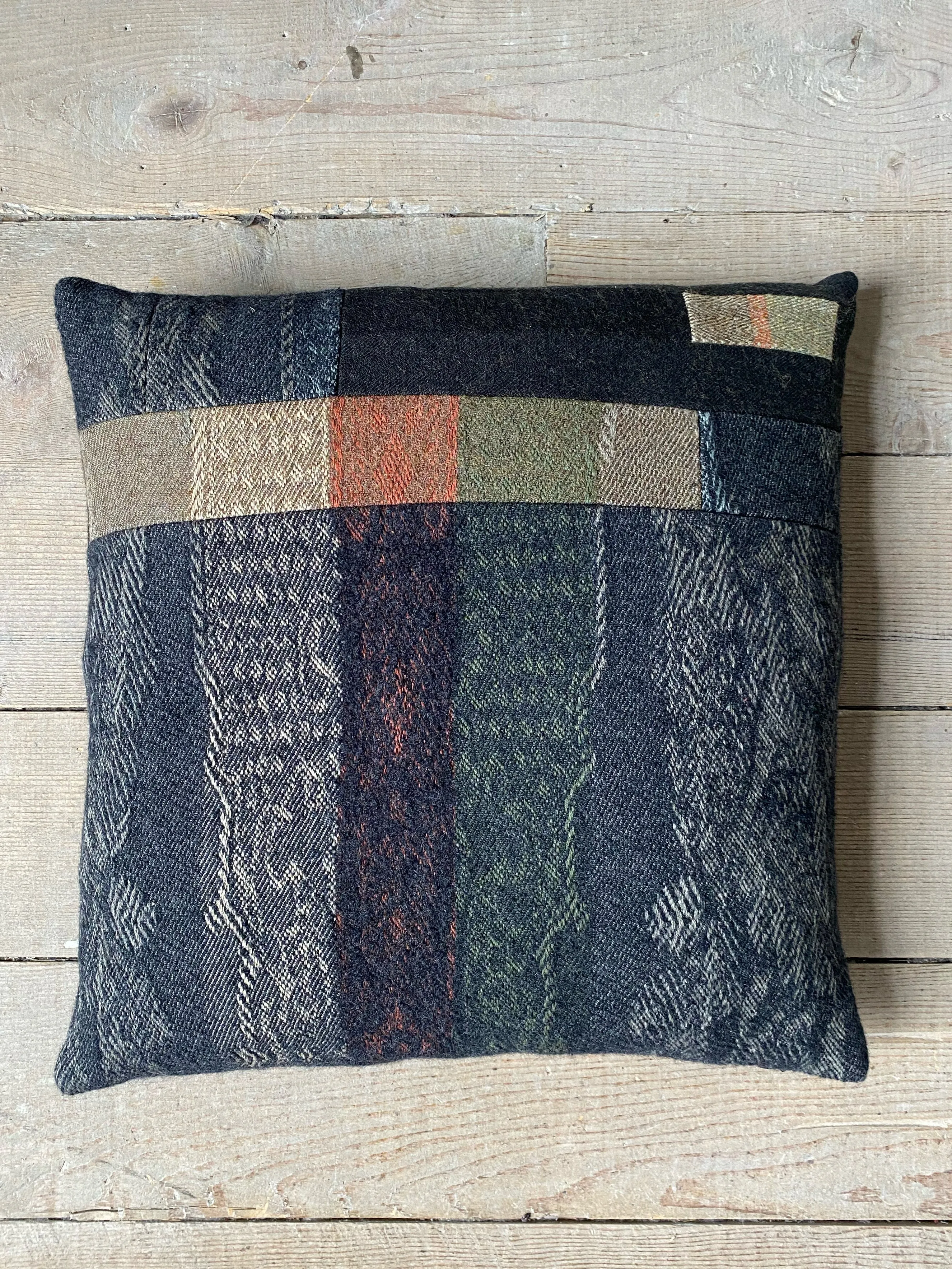 cabin 2 quilt pillow