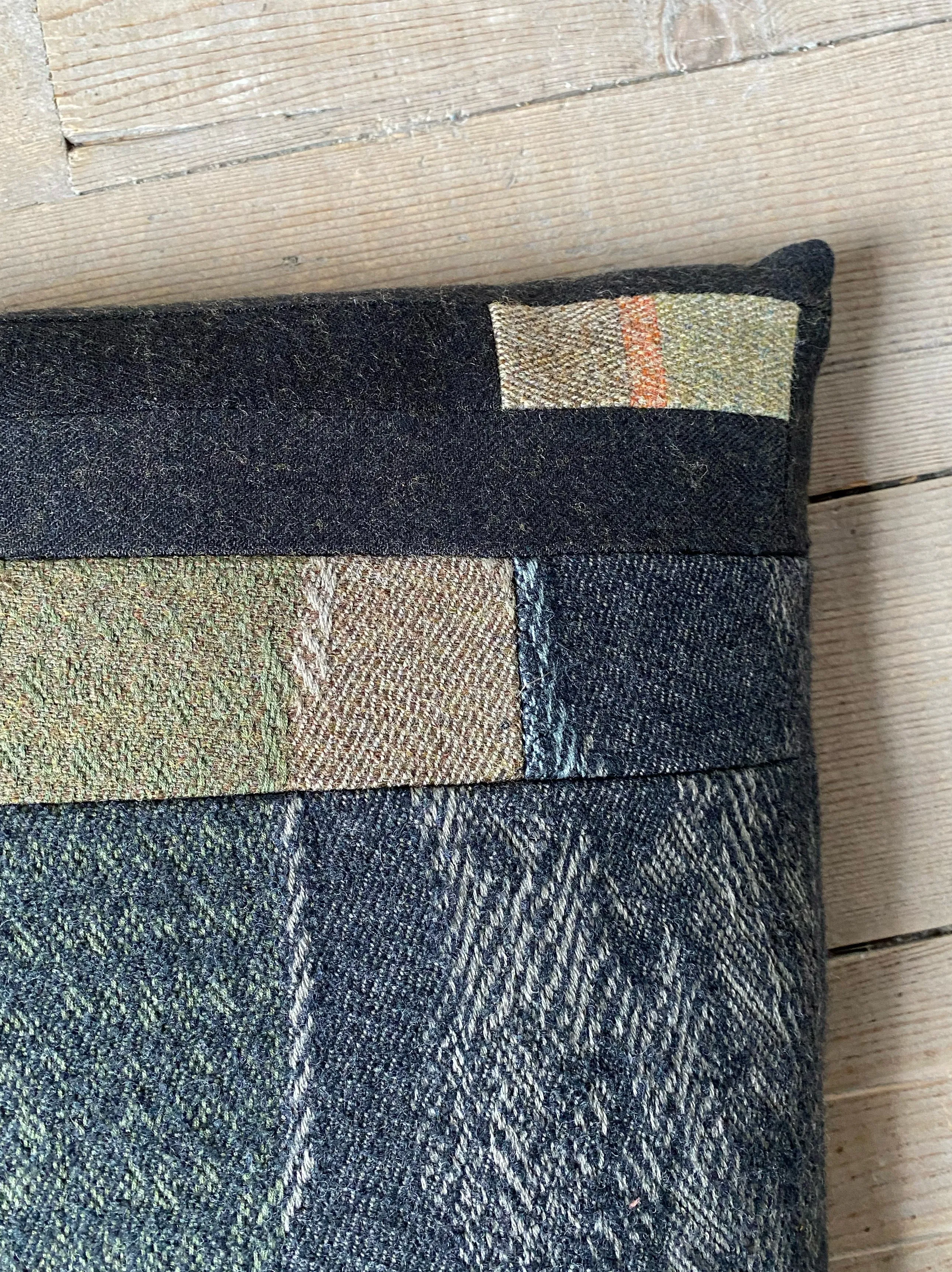 cabin 2 quilt pillow
