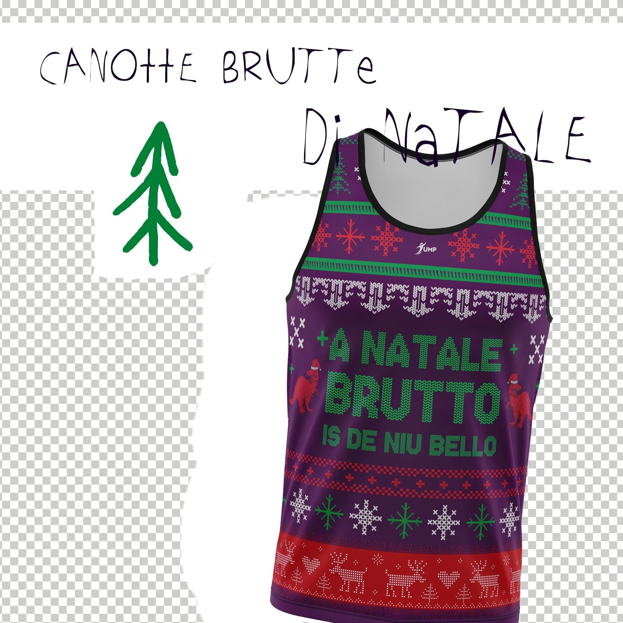 Canotta Natale Brutta - Brutto è Bello