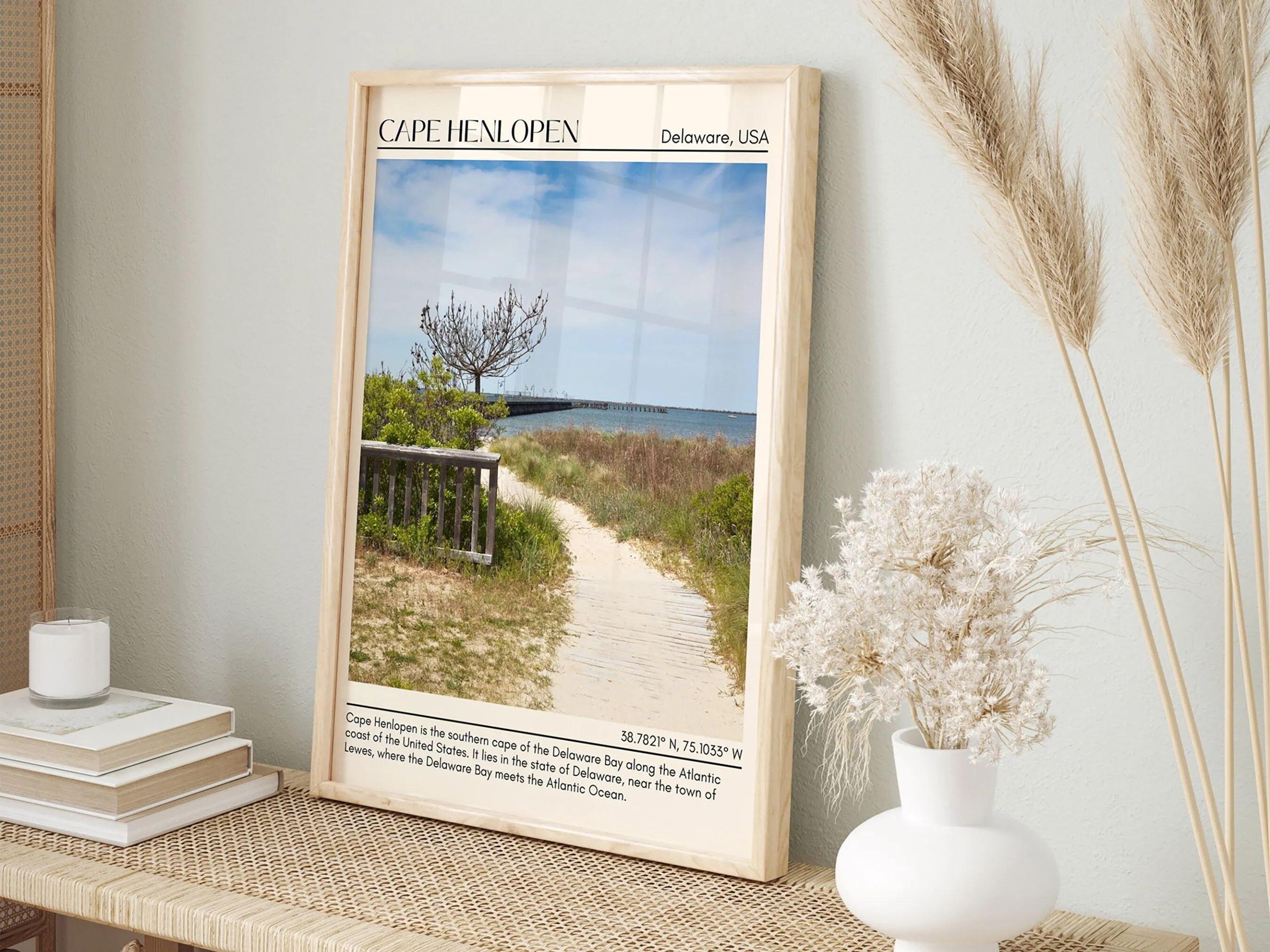 Cape Henlopen Wall Art Canvas, USA