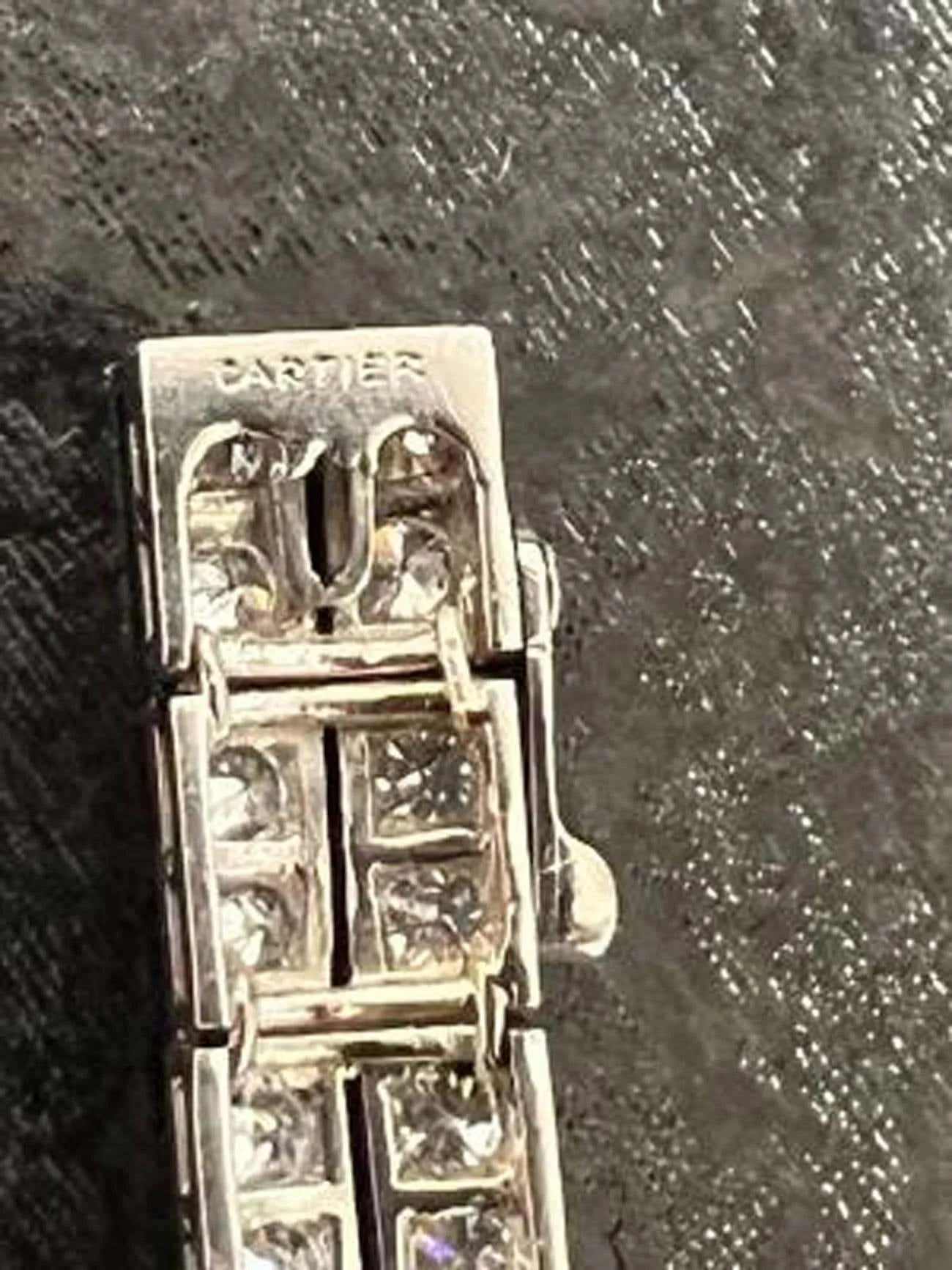 Cartier Art Deco Emerald Diamond Platinum Bracelet